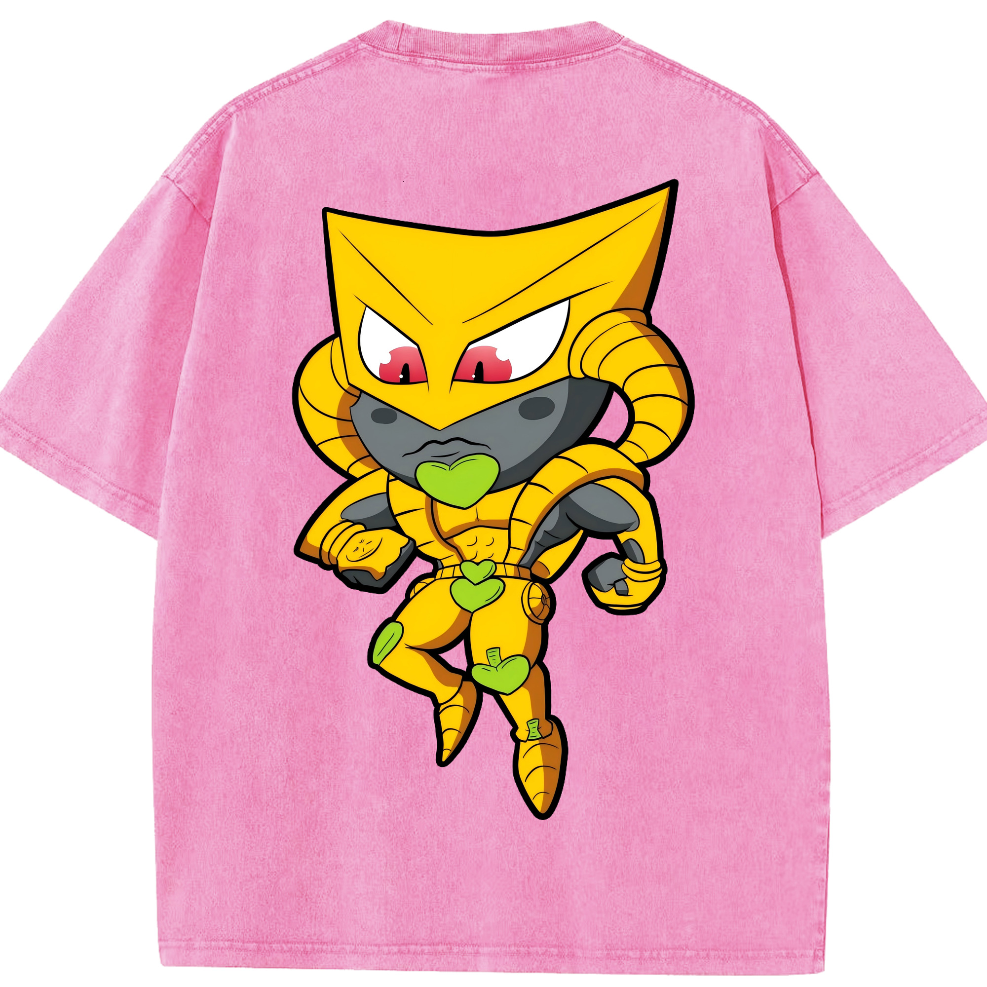 （画像用） ジョジョの奇妙な冒険 ディオ?ブランドー JoJo's Bizarre Adventure Dio Brando 綿100% ヴィンテージ風 半袖Tシャツ（背面プリント）